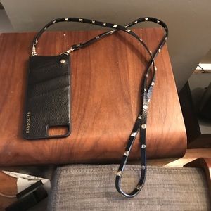 Bandolier Leather Crossbody iPhone 6/7/8 Plus case